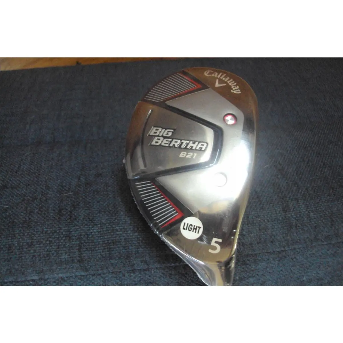 Callaway Big Bertha B21 5 Hybrid 24 Deg Rch 65g A/senior W/headcover 39.25
