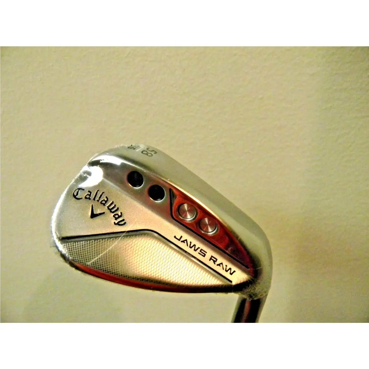 IN Shrink Callaway Jaws Chrome Sand Lob Wedge 58 S Grind Dyn Gold S300 +1/4