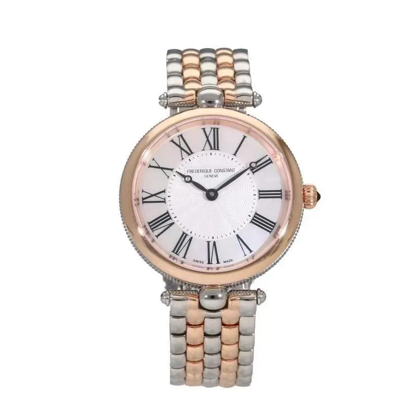 Classic Art Deco Ladies Quartz FC-200MPW2AR2B AB by Frederique Constant