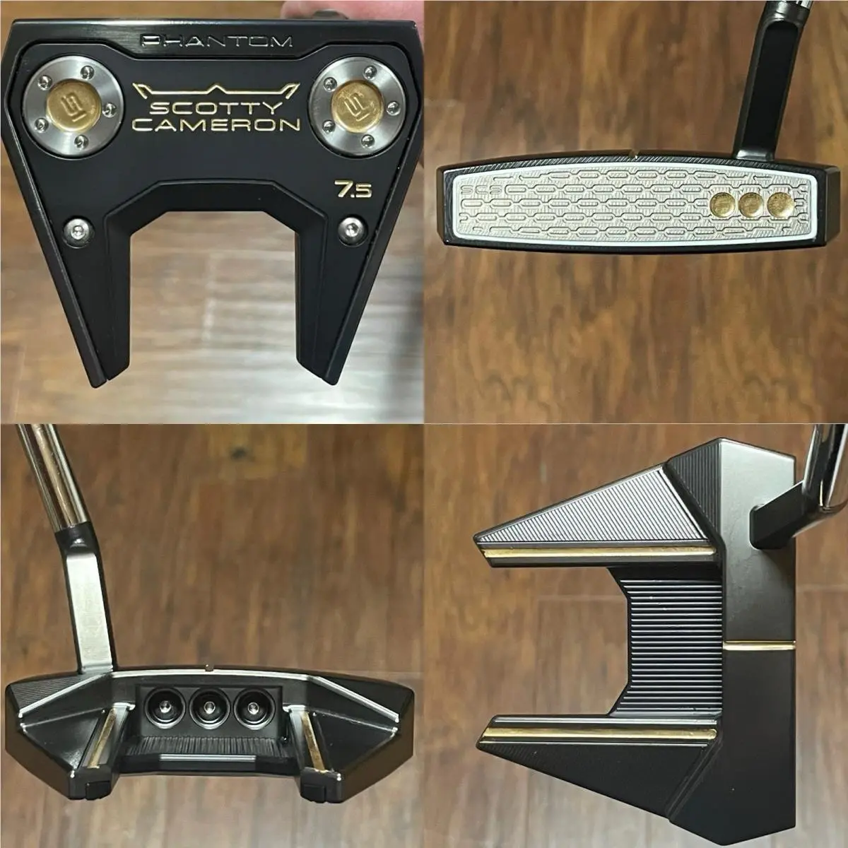 Scotty Cameron 2026 Phantom 7.5 Putter - - Xtreme Dark Finish - Gld
