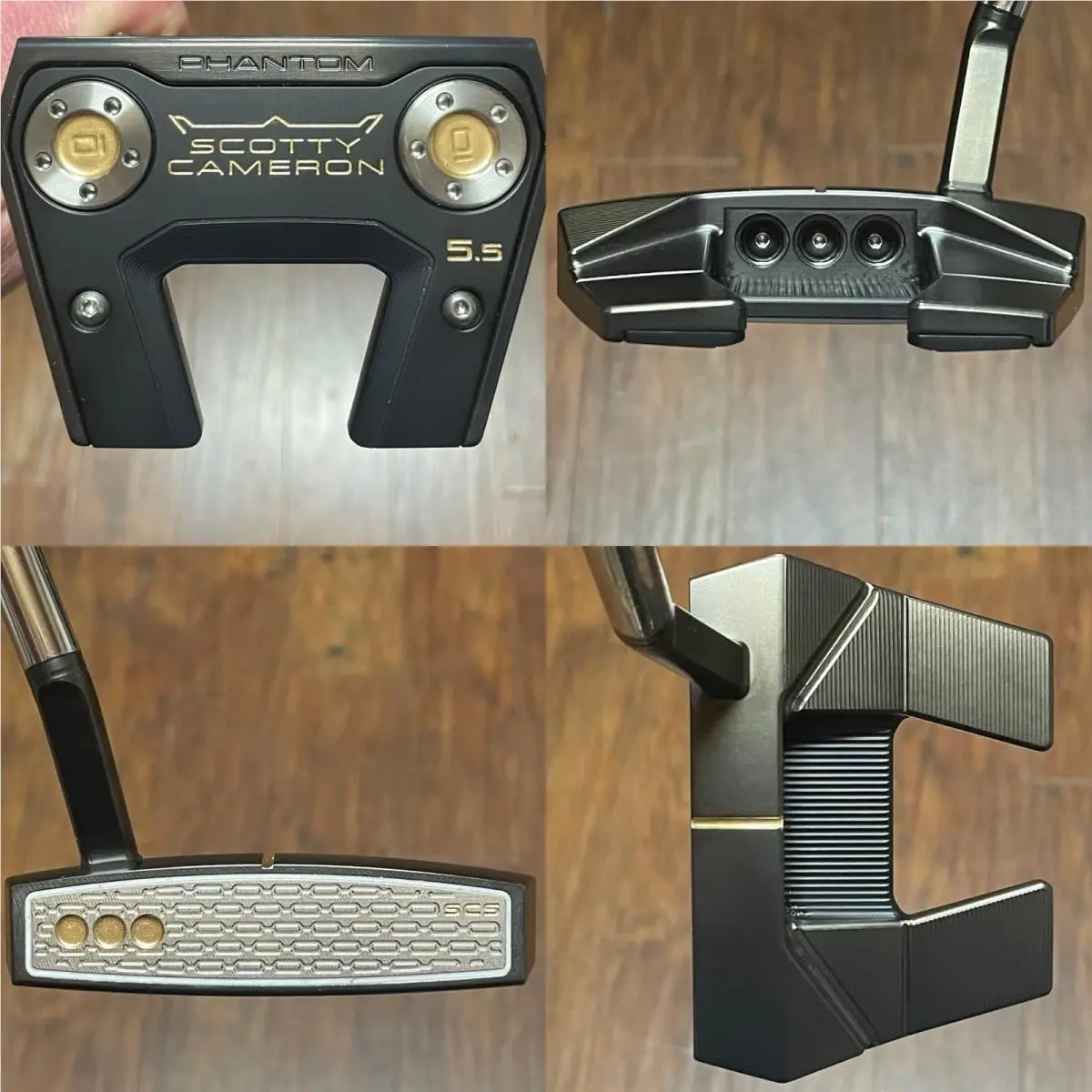 Scotty Cameron 2026 Phantom 5.5 Putter - LH - - Xtreme Dark Finish - Gld