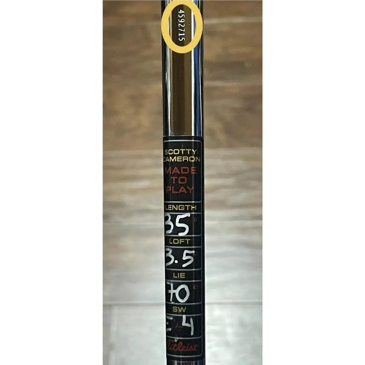 Scott  - Phantom 5.5 - 2026 - SCS - Xtreme Dark Finish - DLC - Gold, Lie Angle: Black 5