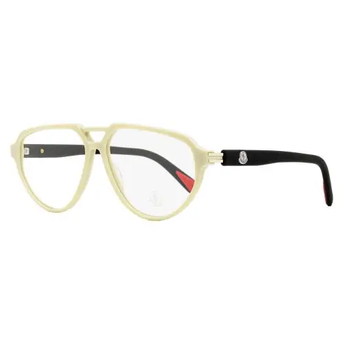 Pilot Eyeglasses ML5162 057 Beige/black 57mm by Moncler