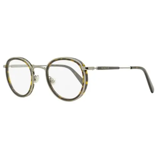Oval Eyeglasses ML5153 052 Gunmetal/havana 49mm by Moncler