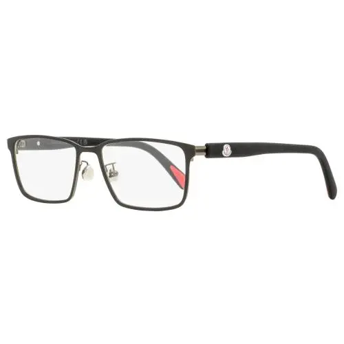 Rectangular Eyeglasses ML5163H 002 Matte Black 55mm by Moncler