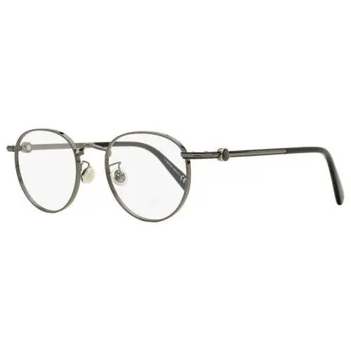 Oval Eyeglasses ML5204H 008 Gunmetal/black 48mm by Moncler