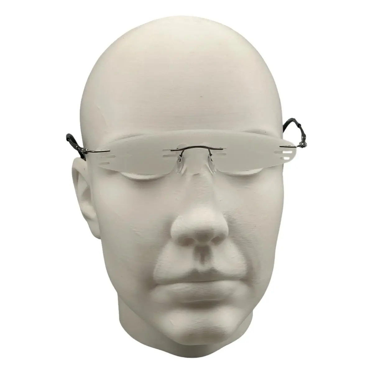 Titan Minimal Art 5521 70 7010 Eyeglasses Frames Silver Black 17 140 by Silhouette