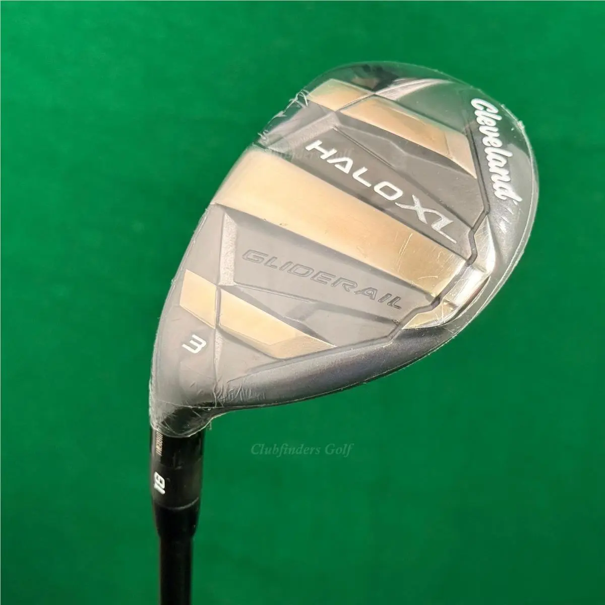 LH Cleveland Launcher Halo XL 18° 3 Hybrid Tensei Blue 65HY-S Stiff W/hc