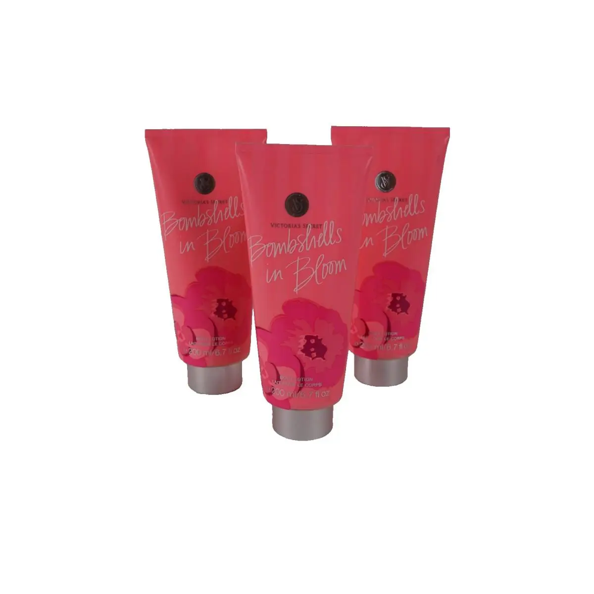 3 Victoria`s Secret Bombshells IN Bloom Fragrance Body Lotion 6.7 OZ