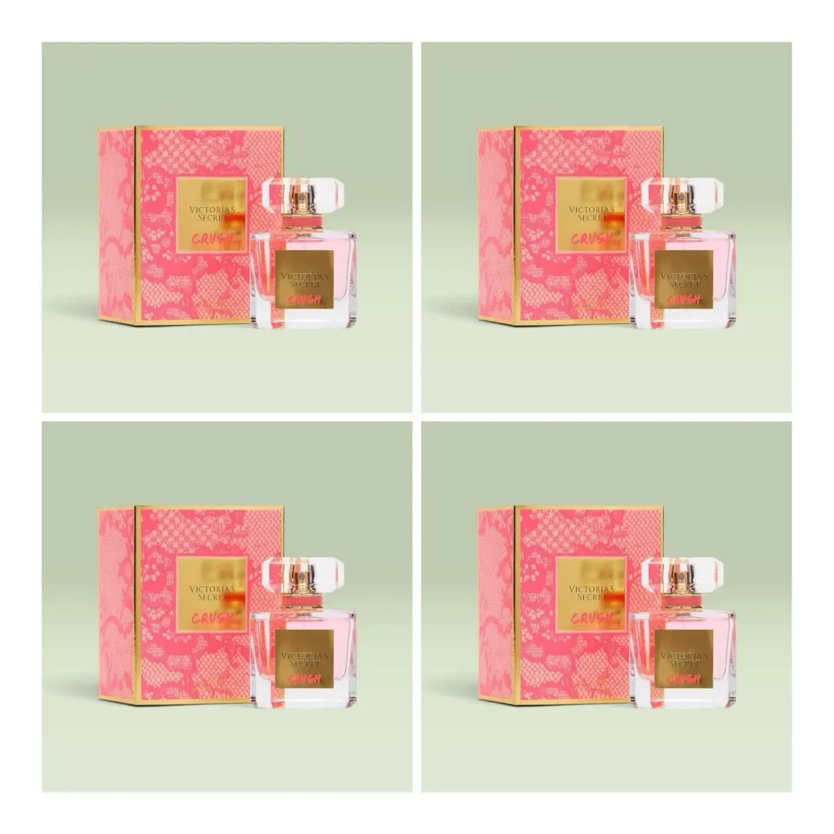 Victoria`s Secret Crush Eau de Parfum 1.7 Fl.oz. Lot of 4 by Victoria's Secret