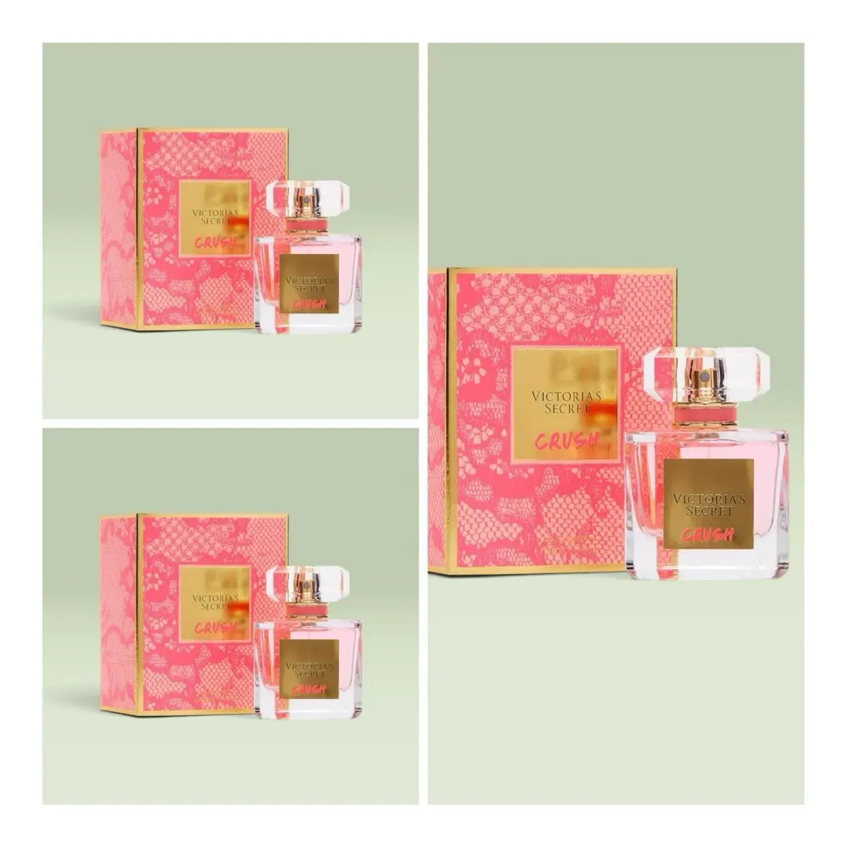Victoria`s Secret Crush Eau de Parfum 1.7 Fl.oz. Lot of 3 by Victoria's Secret
