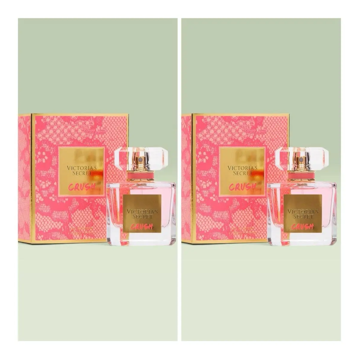 Victoria`s Secret Crush Eau de Parfum 1.7 Fl.oz. Lot of 2 by Victoria's Secret