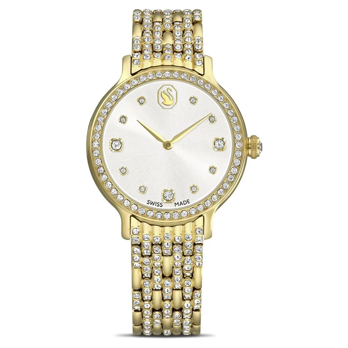 Imber Watch Swiss Made Metal Bracelet Gold Tone Gold-tone by Swarovski