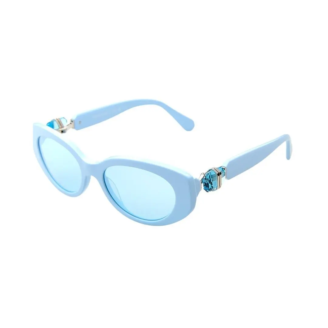 Women`s Sk600253-Z 53Mm Sunglasses Women`s Blue by Swarovski
