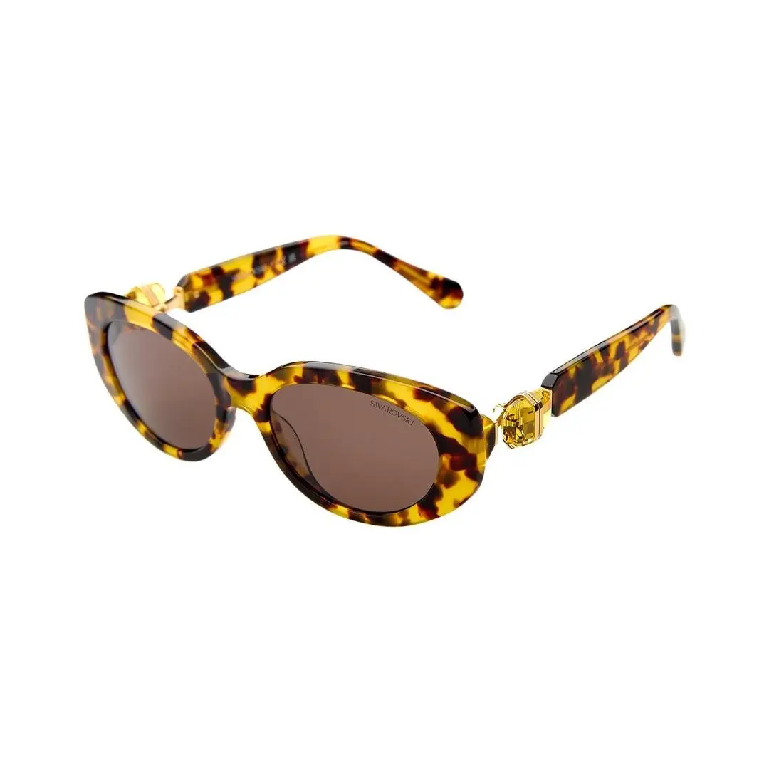 Women`s Sk600253-X 53Mm Sunglasses Women`s Brown by Swarovski