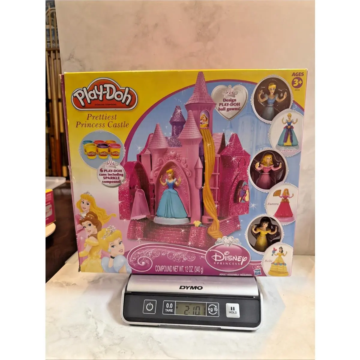 Hasbro Play-doh Disney Princess Prettiest Princess Castle New/sealed Nos 2012