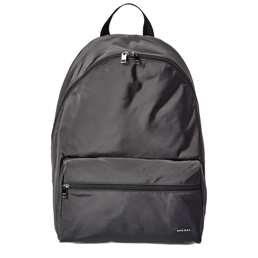 Diesel Logo Basic Letter Backpack Men`s Grey Os