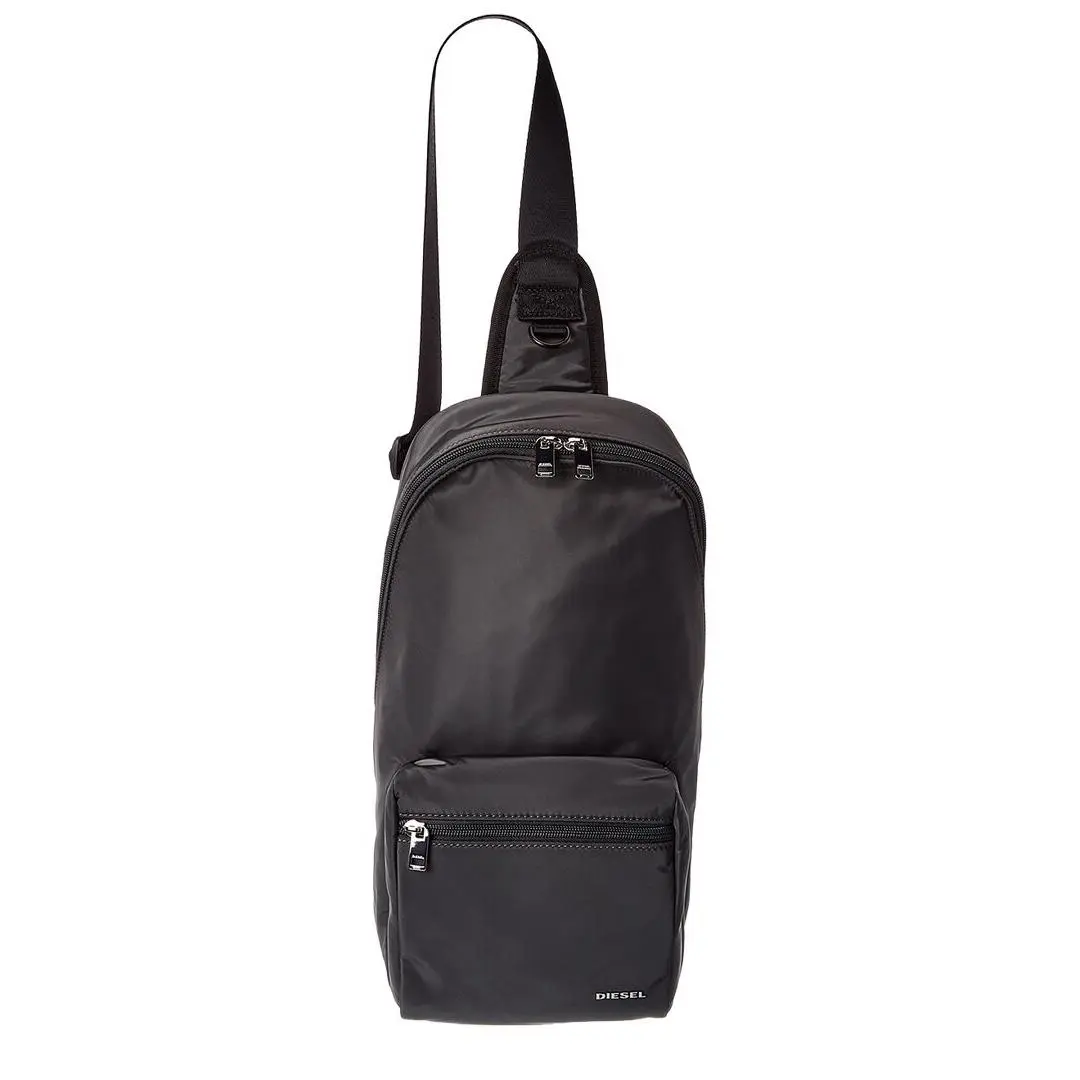 Diesel Logo Basic Slingback Letter Mono Backpack Men`s Grey Os