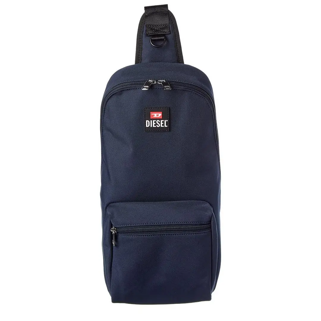 Diesel Logo Basic Slingback Letter Mono Backpack Men`s Blue Os