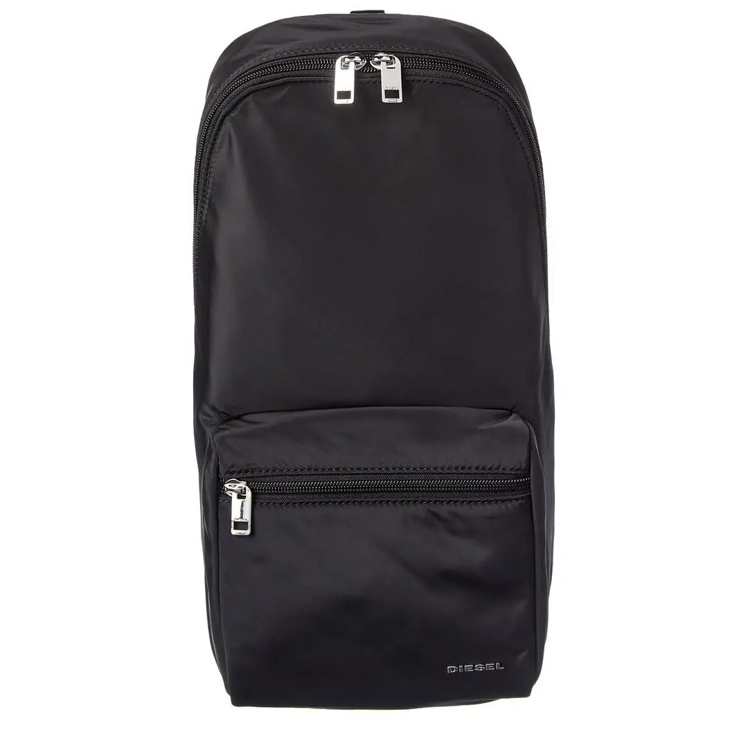 Diesel Logo Basic Slingback Letter Mono Backpack Men`s Black Os