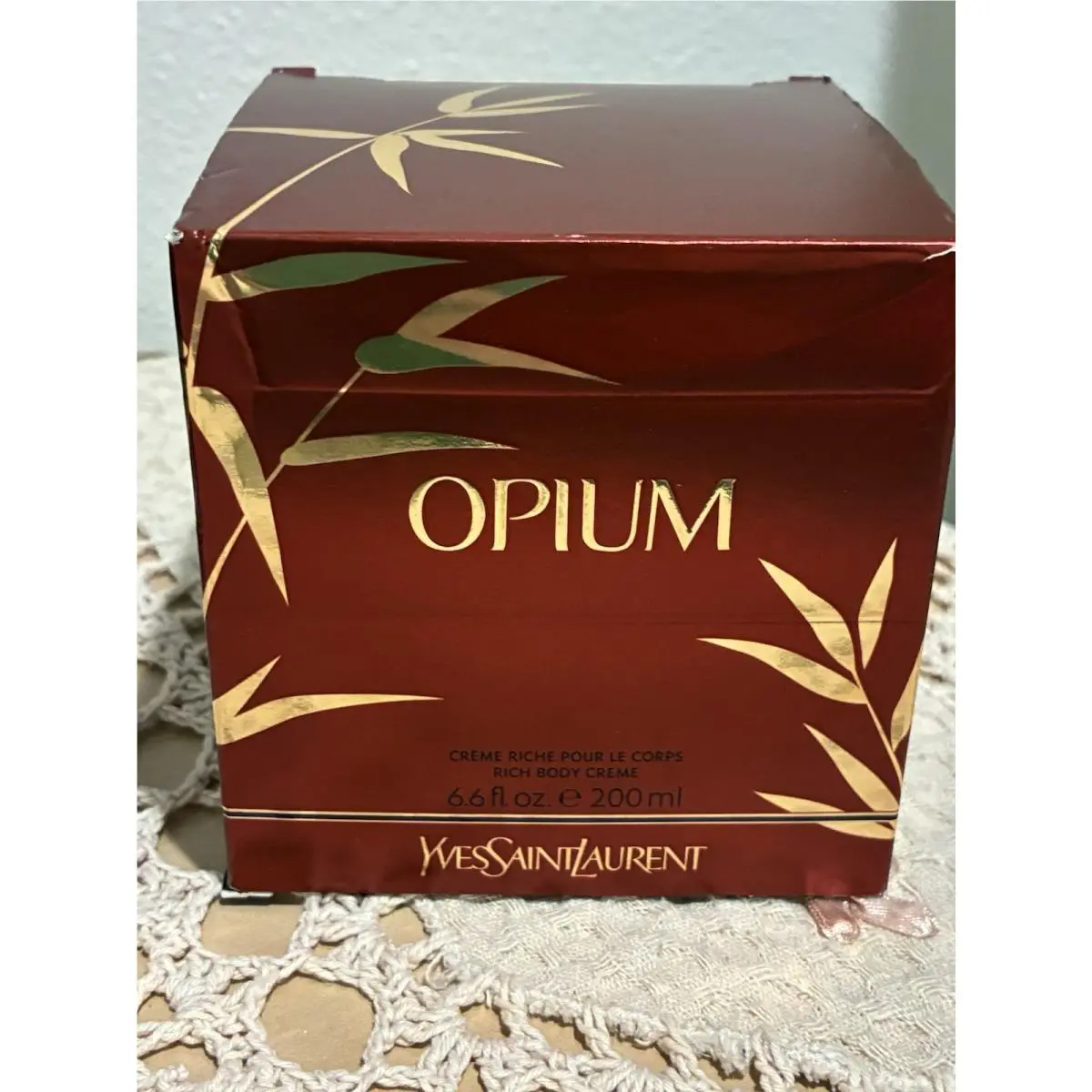 Yves Saint Laurent Opium Rich Body Cream Women 6.6oz 200ml Jar