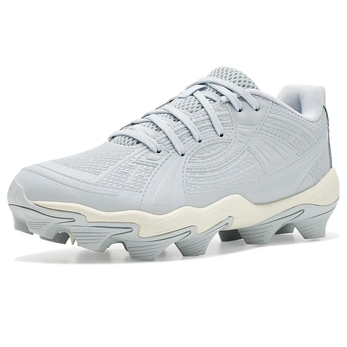Kids Glyde Sola Jr RM Softball Cleats Toddler/little Kid/big Kid Halo Gray/Halo Gray/Halo Gray by Under Armour