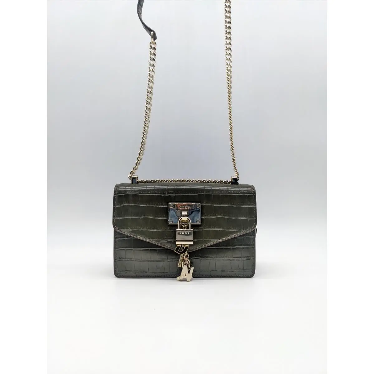 Dkny Elissa Flap Women`s Convertible Shoulder Crossbody Bag in Military Green by DKNY