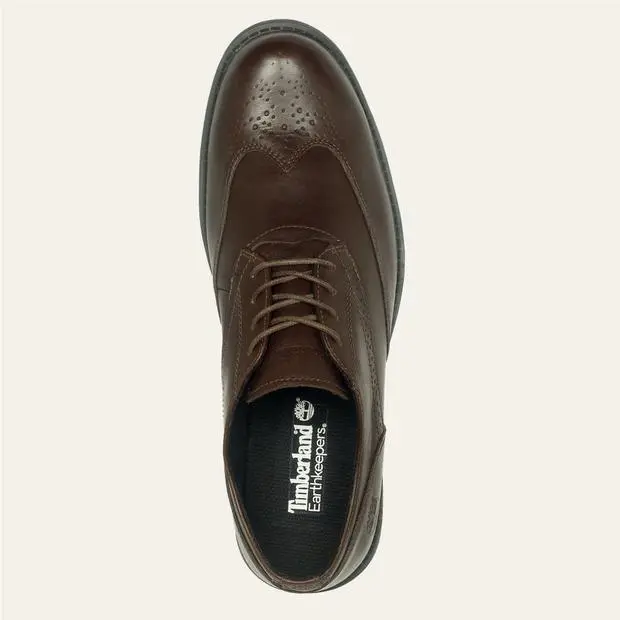 Timberland shoes - Timberland Men`s Fitchburg Wingtip Oxford Shoes - 5568A - Dark Brown 1