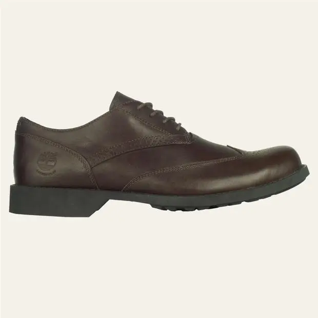 Timberland shoes - Timberland Men`s Fitchburg Wingtip Oxford Shoes - 5568A - Dark Brown 6