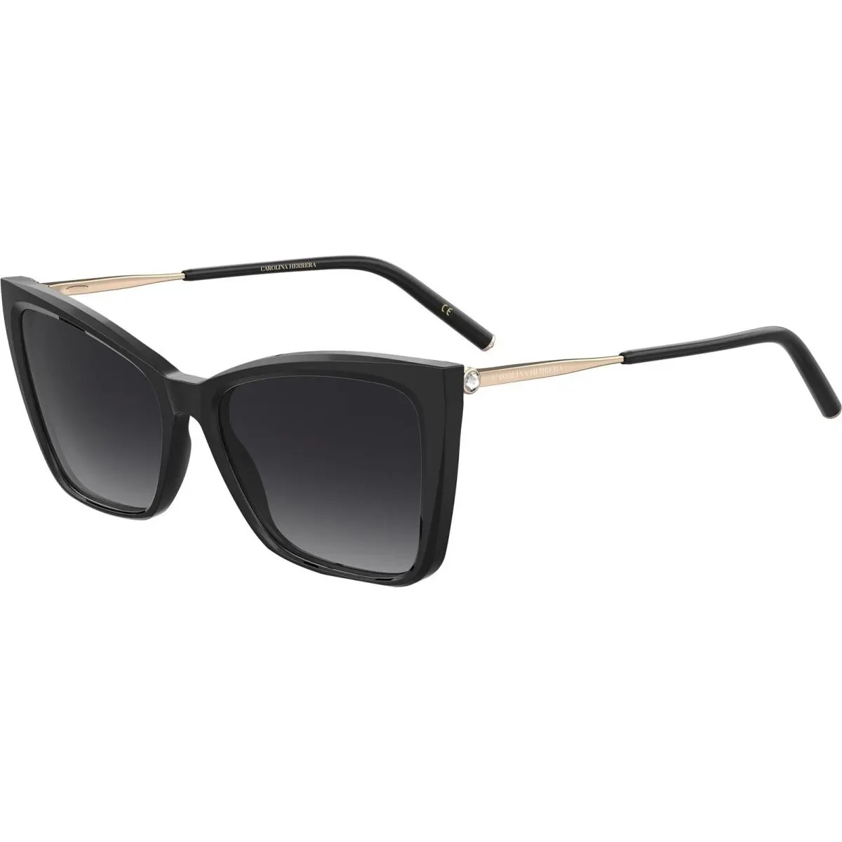 Women`s 57 mm Black Gold Sunglasses HER0180-S-2M2-57 by Carolina Herrera