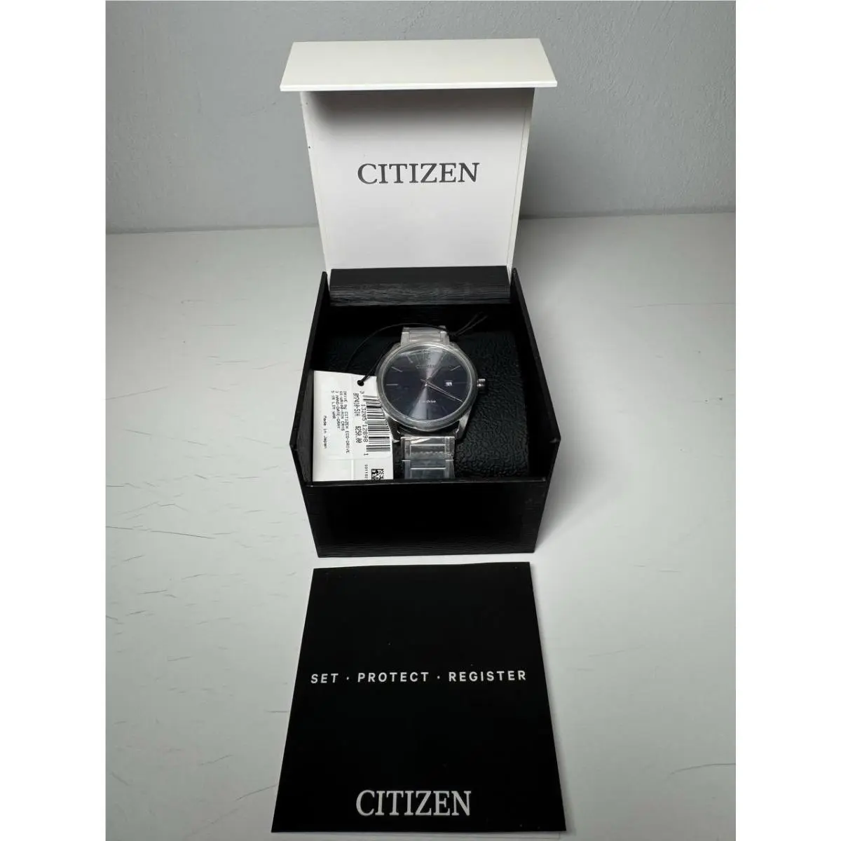 BM7410-51H Eco-drive Gray Dial Stainless Steel Watch by Citizen