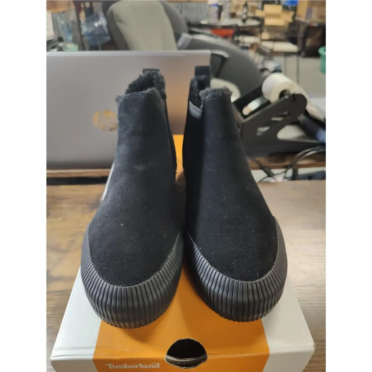 Womens Skyla Bay 2.0 Black Suede Slip On Fashion Sneakers by Timberland