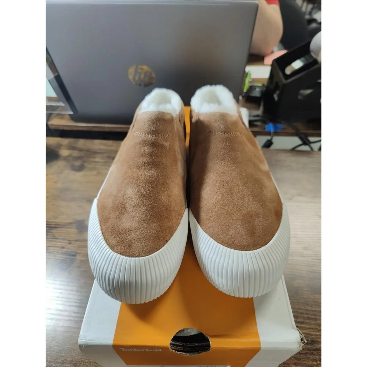 Womens Skyla Bay 2.0 Rust Brown Suede Slip On Fashion Sneakers by Timberland