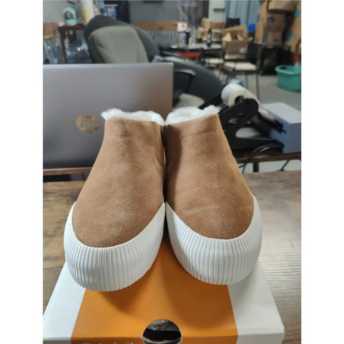 Womens Skyla Bay 2.0 Rust Brown Suede Slip On Fashion Sneakers by Timberland