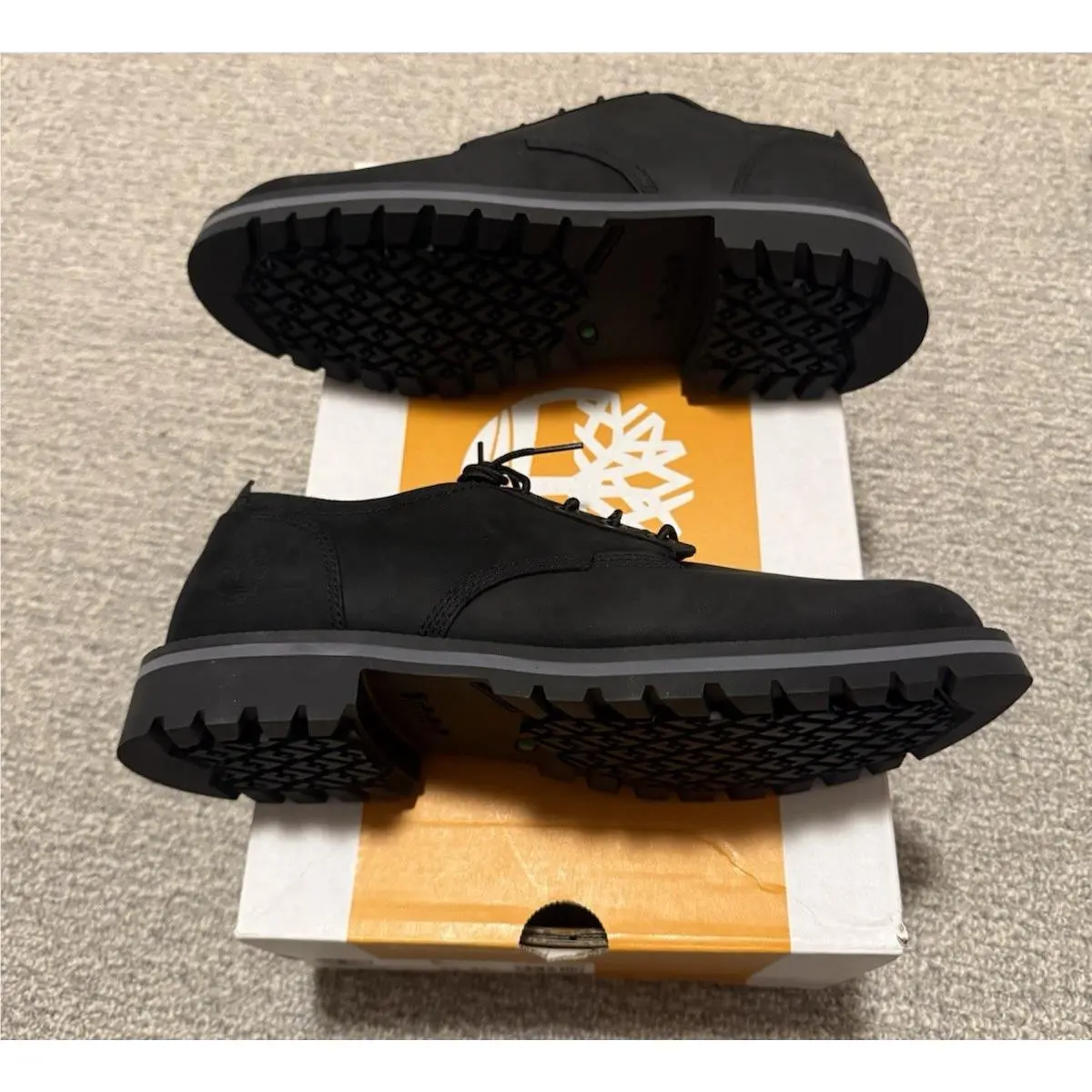 Redwood Falls Lace-up Waterproof Oxford Shoe Black Nubuck Size 8 by Timberland