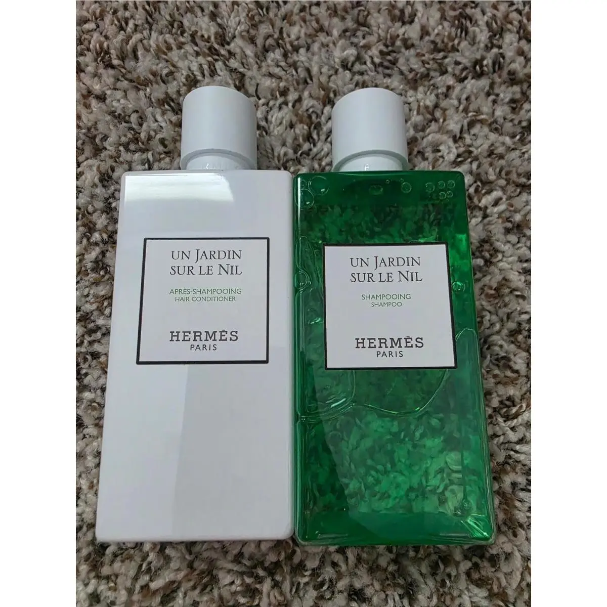 Un Jardin Sur Le Nil Shampoo Conditioner Set 2pc 6.7oz 200ml Hair Care by Hermes
