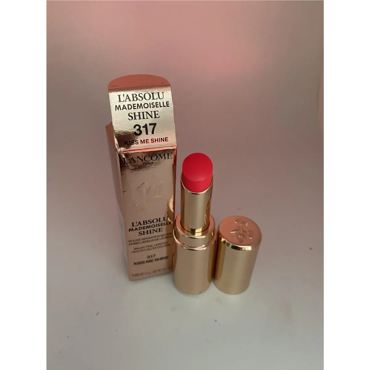 Lancome L’absolu Mademoiselle Shine Balmy Lipstick - 317 Kiss Me Shine Rare
