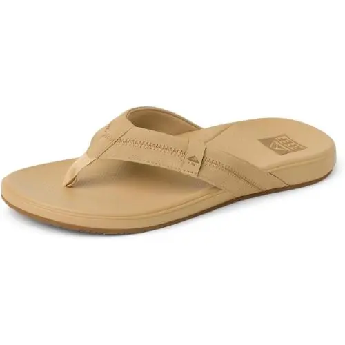 Men`s  Cushion Phantom Arch Support Flip Flop Sandal CJ9052 Tobacco New by Reef