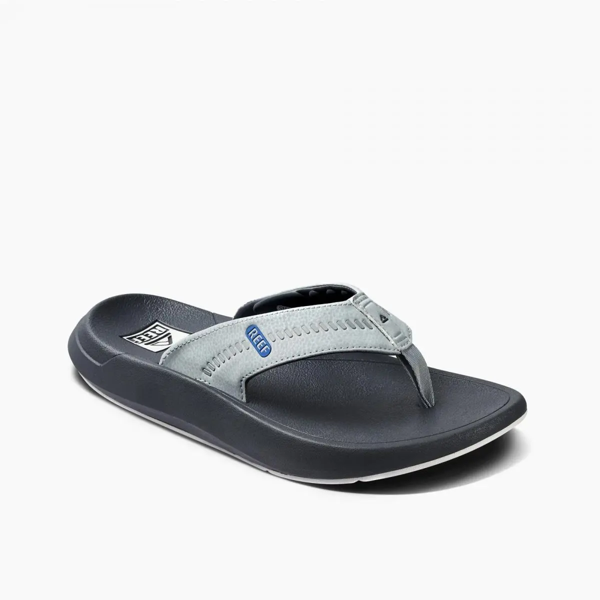 Swellsole Cruiser Men`s Comfort Sandals Grey/light Grey/blue - 12 Medium by Reef