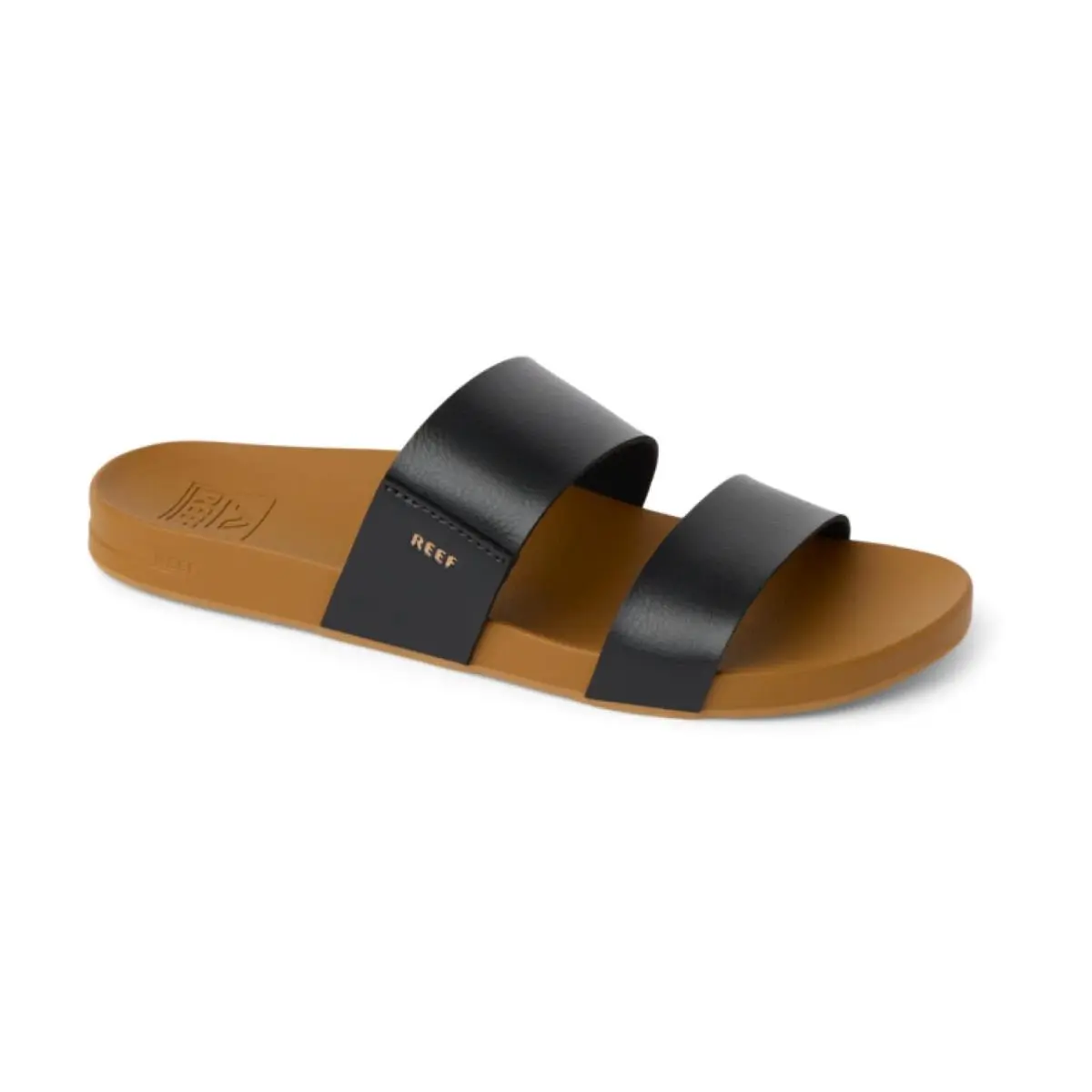Cushion Vista Women`s Comfort Beach Sandals Black/natural - 9.5 Medium by Reef