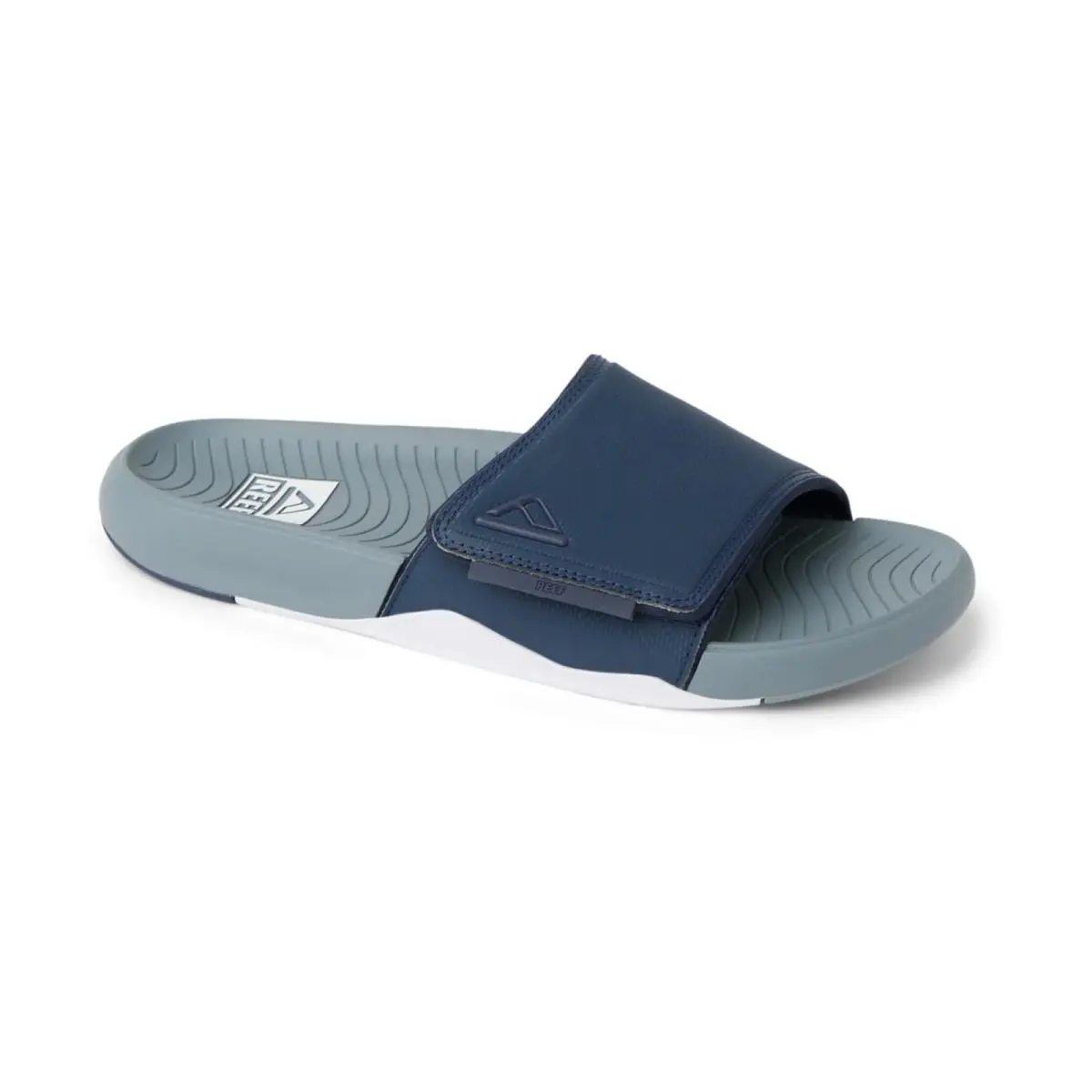 Phantom Slab Men`s Flip Flop Sandals Navy/grey/white - 12 Medium by Reef
