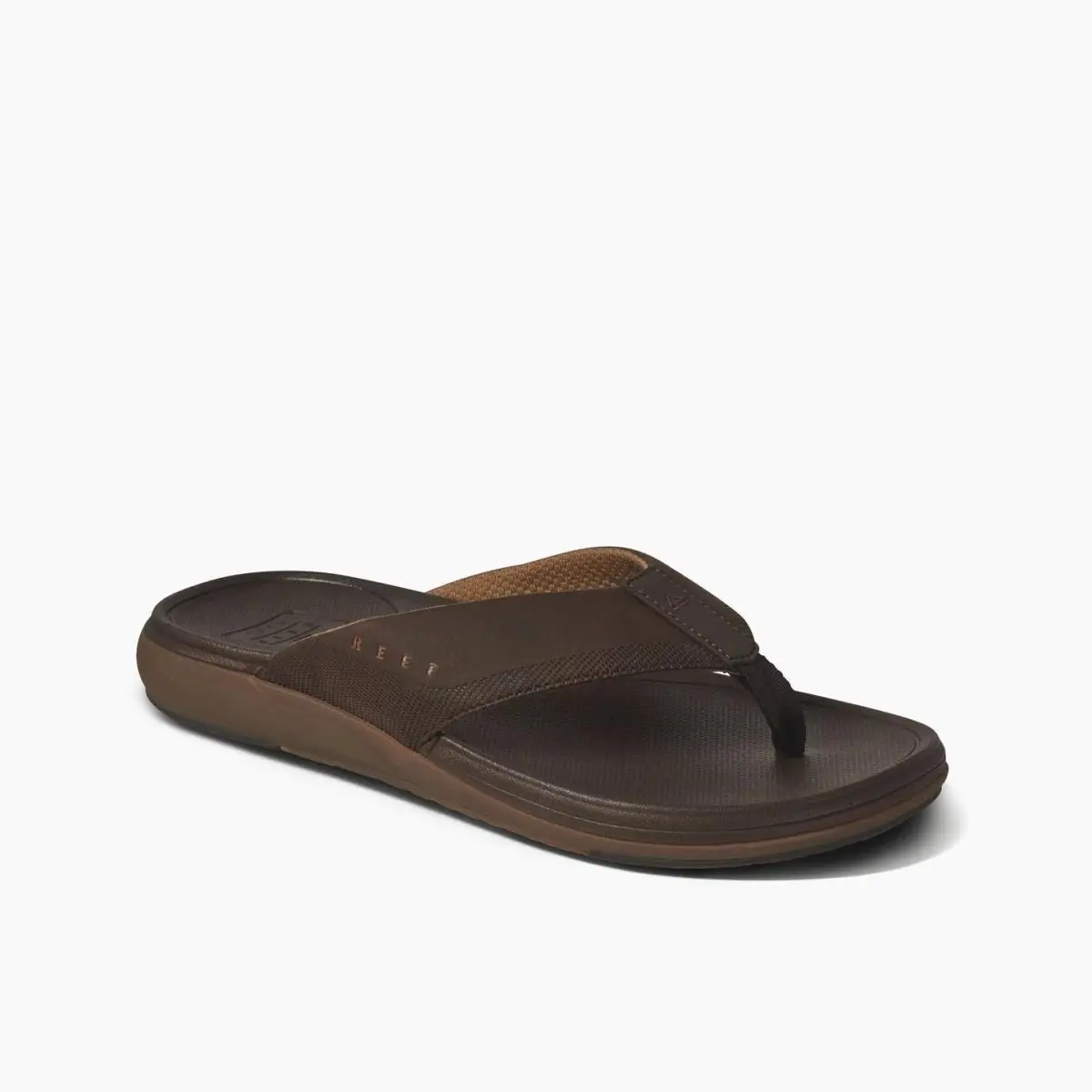 Cushion Norte Men`s Sandals Dark Brown - 11 Medium by Reef