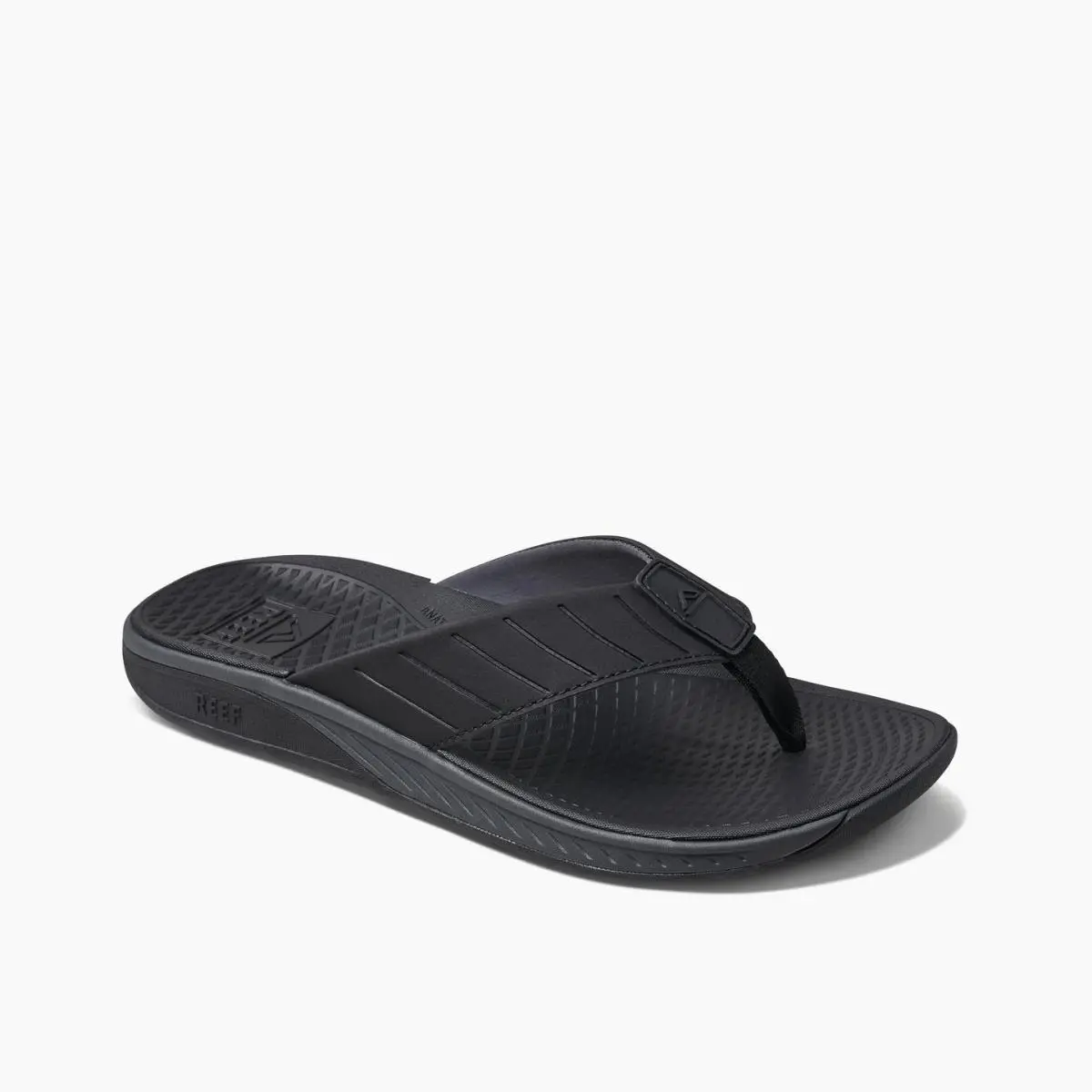 The Deckhand Men`s Water Friendly Sandals Black - 8 Medium by Reef