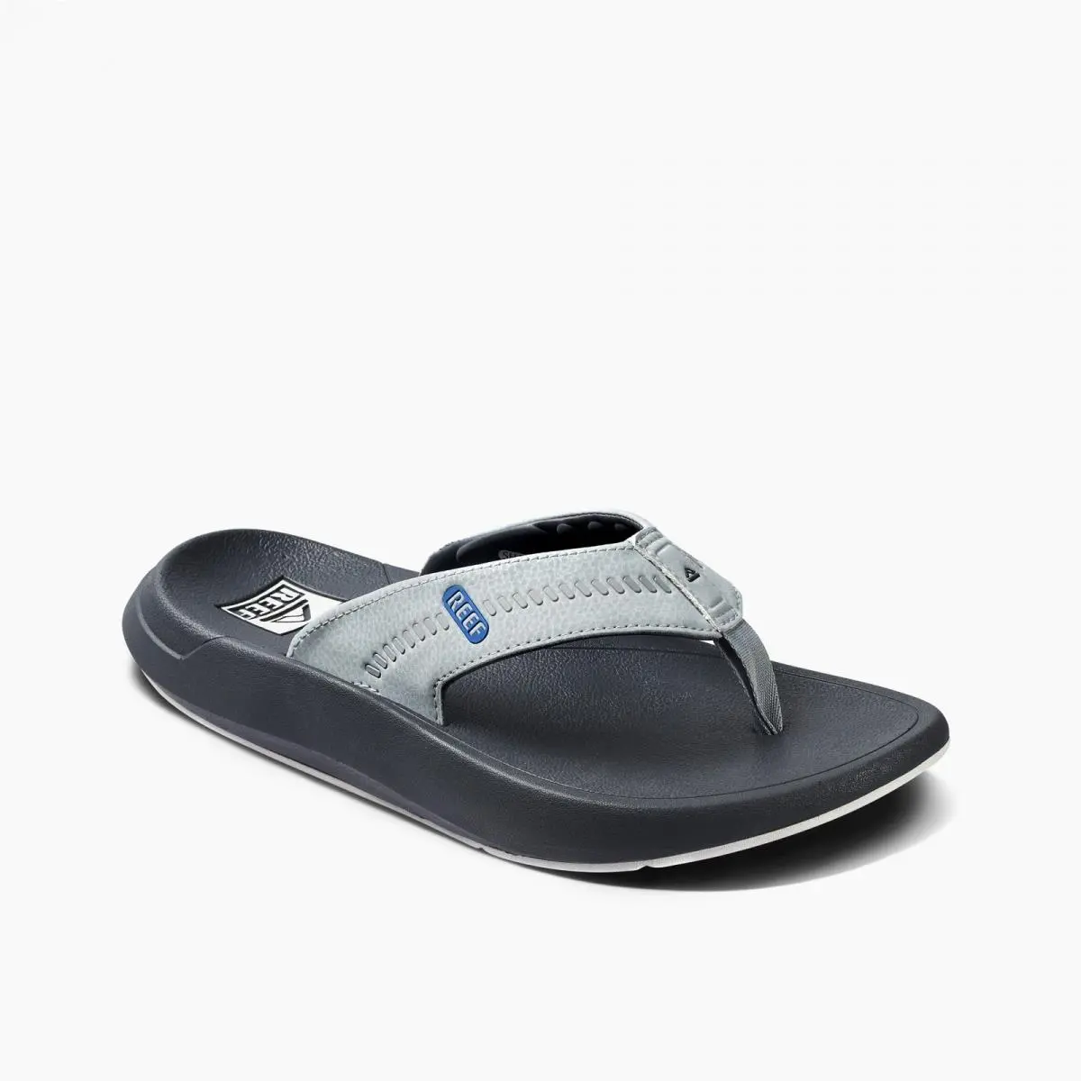 Reef Swellsole Cruiser Men`s Comfort Sandals Grey/light Grey/blue - 9 Medium