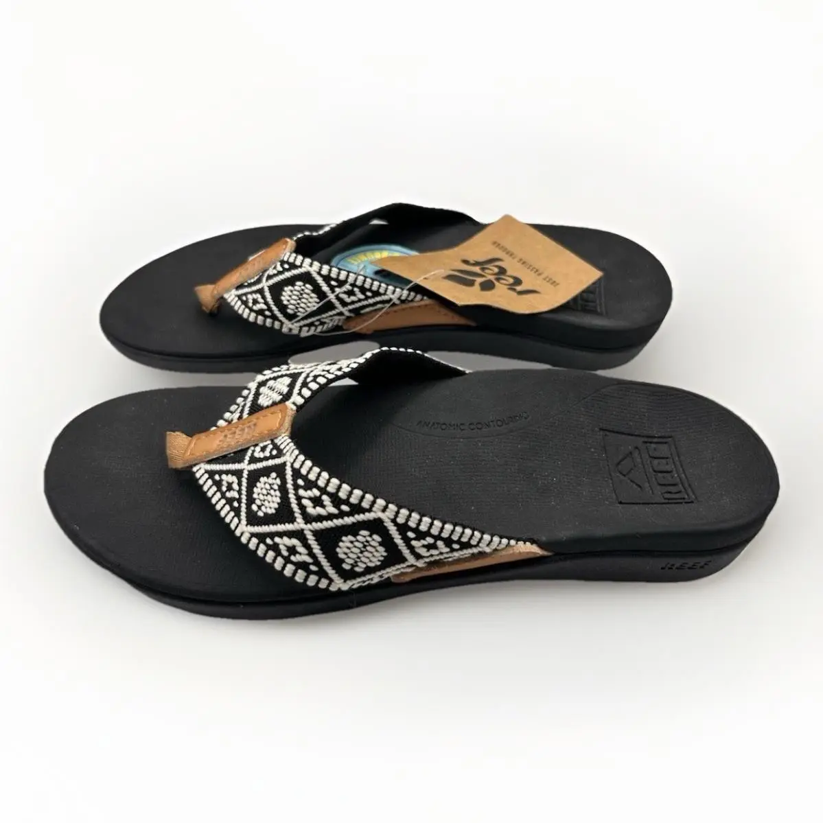 Reef shoes - Ortho Bounce - Ortho Bounce - orthowoven - Multicolor, Manufacturer: Black/White 0