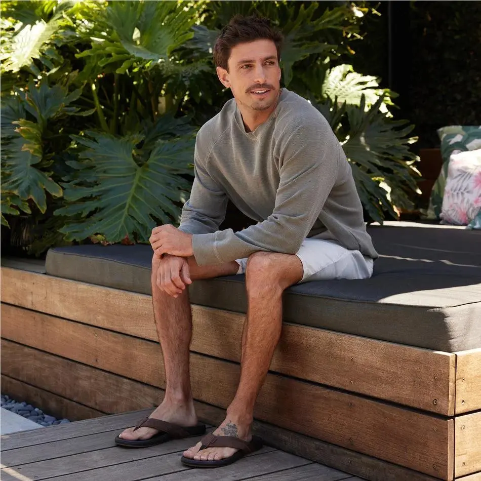 Cushion Phantom 2.0 Le Men`s Flip-flop Sandals Brown/black - 13 Medium by Reef