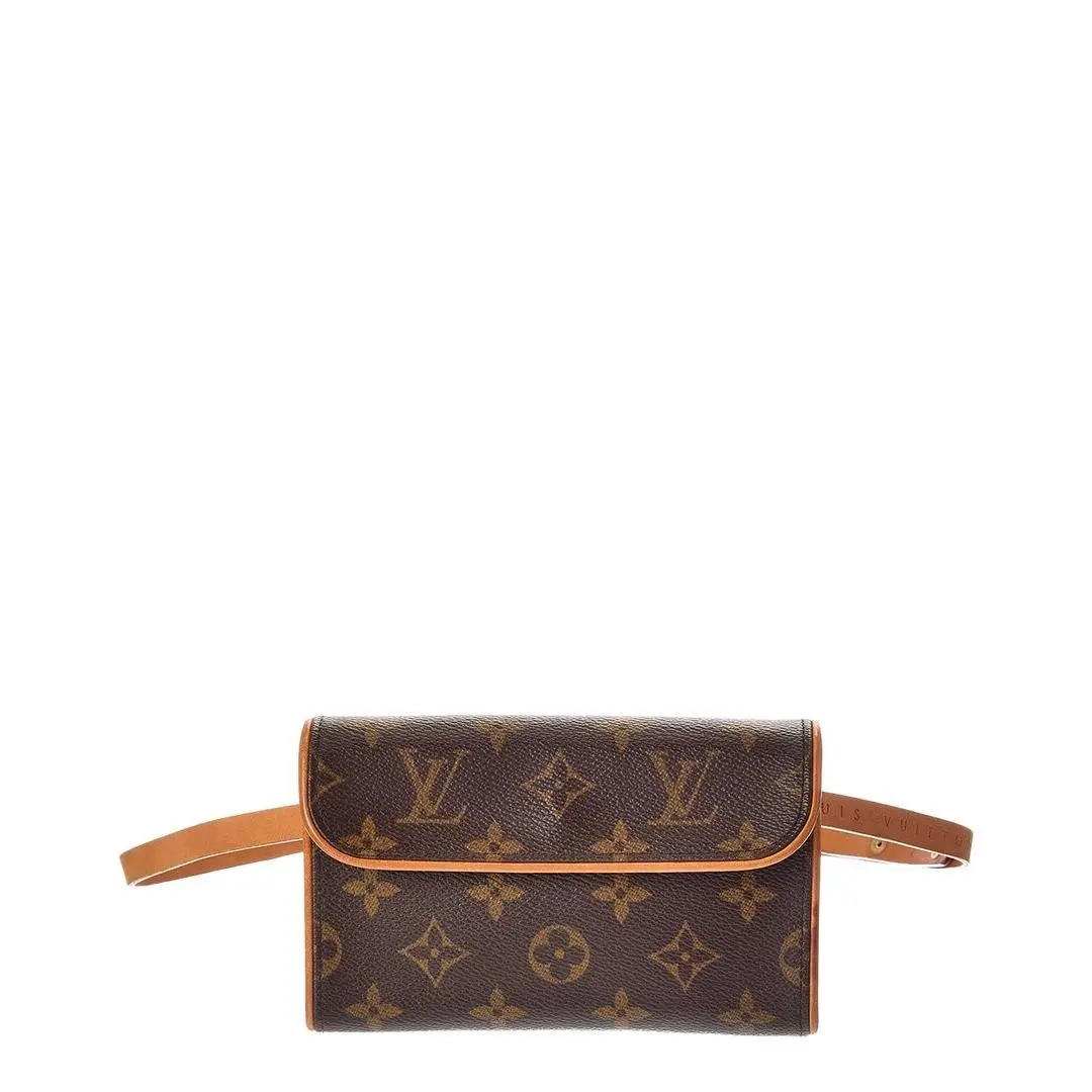 Brown Monogram Coated Canvas Pochette Florentine Xs Belt by Louis Vuitton