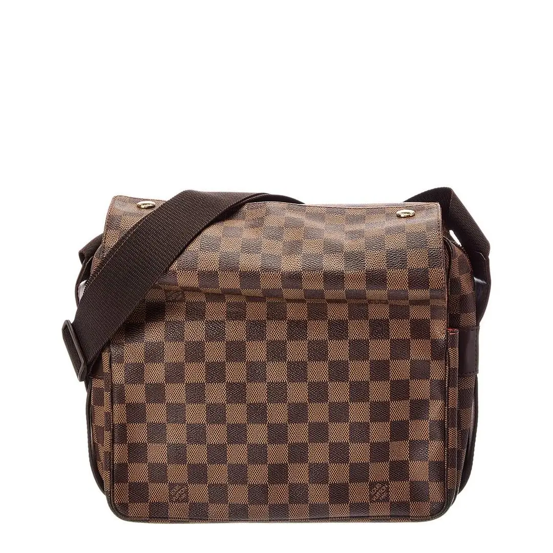Brown Damier Ebene Coated Canvas Naviglio Pre-loved by Louis Vuitton