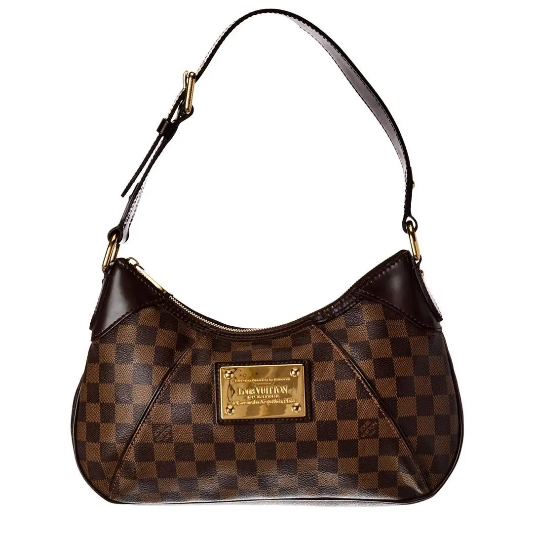 Brown Damier Ebene Coated Canvas Thames Pm Pre-loved by Louis Vuitton