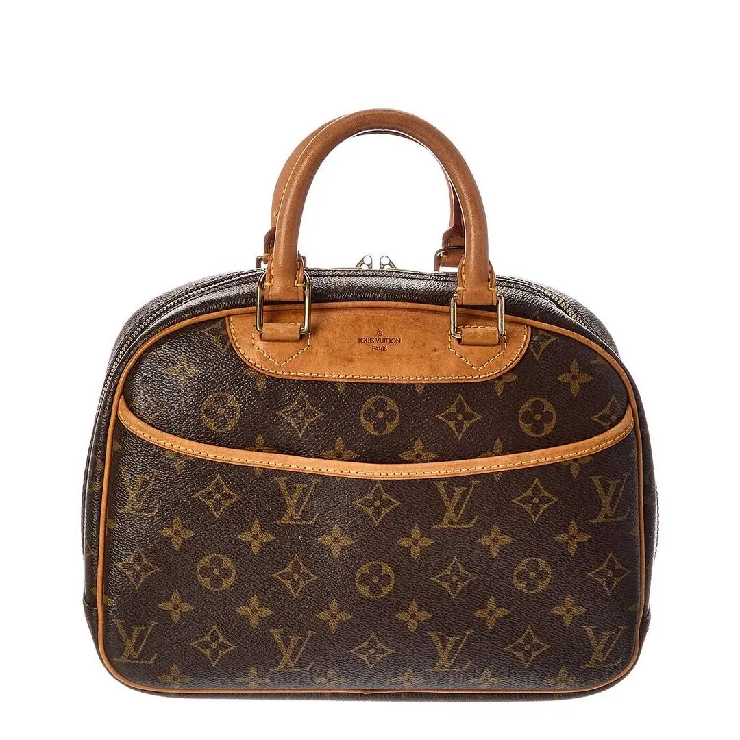 Brown Monogram Coated Canvas Trouville Pre-loved by Louis Vuitton